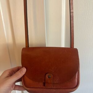 Orox Leather Co Brown Leather Crossbody Shoulder Bag
